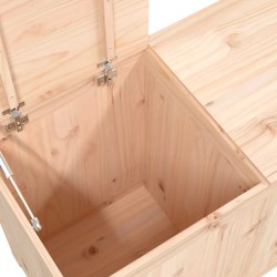 vidaXL Contenitore per Bucato 88,5x44x66 cm Legno Massello Pino