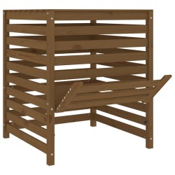 vidaXL Compostiera Miele 82,5x82,5x99,5 cm in Legno Massello di Pino