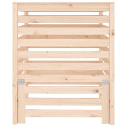 vidaXL Compostiera 82,5x82,5x99,5 cm in Legno Massello di Pino