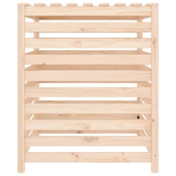 vidaXL Compostiera 82,5x82,5x99,5 cm in Legno Massello di Pino