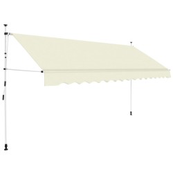    Tenda da Sole Retrattile Manuale 400 cm Crema