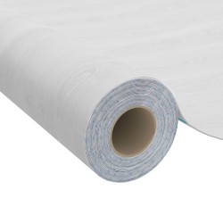   Pellicole Autoadesive per Mobili 2 pz Legno Bianco 500x90cm PVC