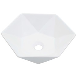   Lavandino 41x36,5x12 cm in Ceramica Bianco