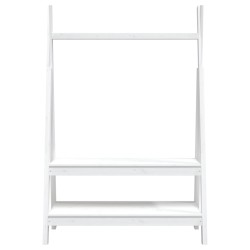 vidaXL Appendiabiti Bianco 100x45,5x150 cm Legno Massello di Pino