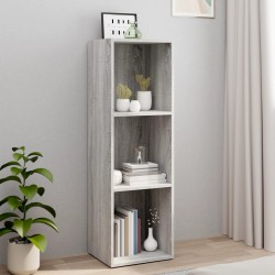 vidaXL Libreria/Mobile TV Grigio Sonoma 36x30x114 cm Legno ingegnerizzato