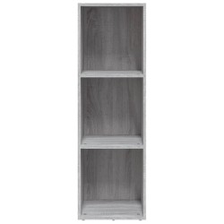 vidaXL Libreria/Mobile TV Grigio Sonoma 36x30x114 cm Legno ingegnerizzato