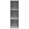 vidaXL Libreria/Mobile TV Grigio Sonoma 36x30x114 cm Legno ingegnerizzato