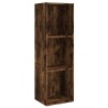 vidaXL Libreria/Mobile TV Rovere Fumo 36x30x114cm in Legno ingegnerizzato