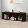 vidaXL Libreria/Mobile TV Rovere Marrone 36x30x114cm Legno ingegnerizzato