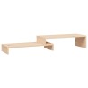 Supporto per Monitor (52-101)x22x14 cm Legno Massello di Pino