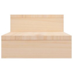 Supporto per Monitor (52-101)x22x14 cm Legno Massello di Pino