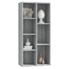 Libreria Grigio Sonoma 50x25x106 cm