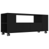   Mobile Porta TV Nero 120x35x48 cm in Legno Ingegnerizzato