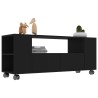   Mobile Porta TV Nero 120x35x48 cm in Legno Ingegnerizzato