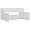   Mobile Sottolavabo Bianco Lucido 90x38,5x46 cm in Truciolato