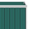 vidaXL Copri Bidone Rifiuti Doppio Verde 143x81x121 cm in Acciaio