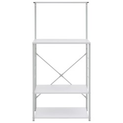 vidaXL Armadio per Microonde Bianco 60x39,6x123 cm in Truciolato