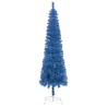 vidaXL Albero di Natale Sottile Blu 150 cm 