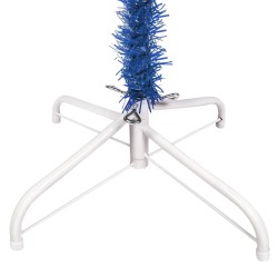 vidaXL Albero di Natale Sottile Blu 150 cm 