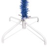 vidaXL Albero di Natale Sottile Blu 210 cm 