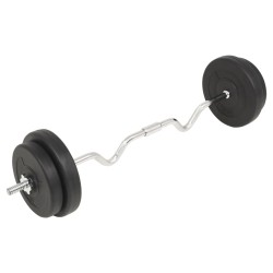 vidaXL Set per Bilanciere da 30 kg