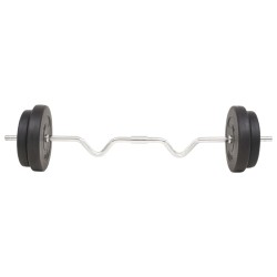 vidaXL Set per Bilanciere da 30 kg