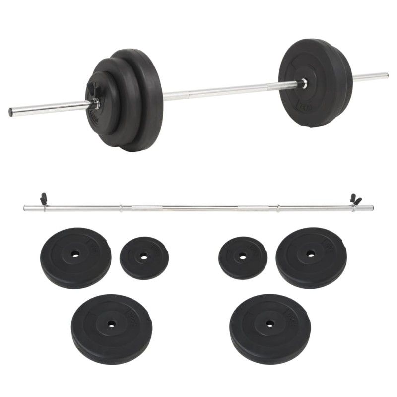 vidaXL Set per Bilanciere da 30 kg