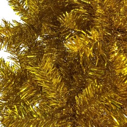 vidaXL Albero di Natale Sottile Oro 150 cm 