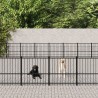   Gabbia per Cani da Esterno in Acciaio 76,21 m²