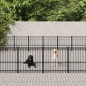   Gabbia per Cani da Esterno in Acciaio 50,81 m²