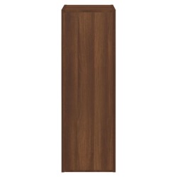 Set Mobili Porta TV 4 pz Rovere Marrone in Legno Ingegnerizzato