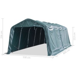 vidaXL Telaio per Tenda in Acciaio 3,3x8 m