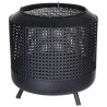 ProGarden Braciere con Griglia Barbecue 50x51 cm Nero