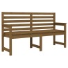 vidaXL Panca da Giardino Miele 159,5x48x91,5 cm Legno Massello di Pino