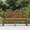 vidaXL Panca da Giardino Miele 159,5x48x91,5 cm Legno Massello di Pino