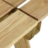   Panca da Giardino 110 cm in Legno di Pino Impregnato