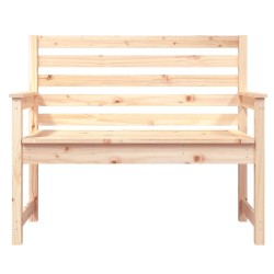 vidaXL Panca da Giardino 109x48x91,5 cm in Legno Massello di Pino