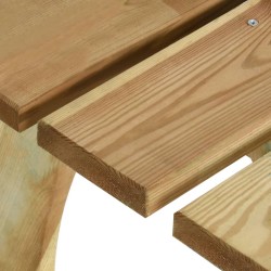   Panca da Giardino 110 cm in Legno di Pino Impregnato