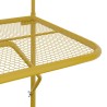   Tavolo da Balcone Oro 60x40 cm in Acciaio