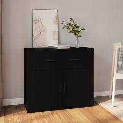   Credenza Nera 80x33x70 cm...