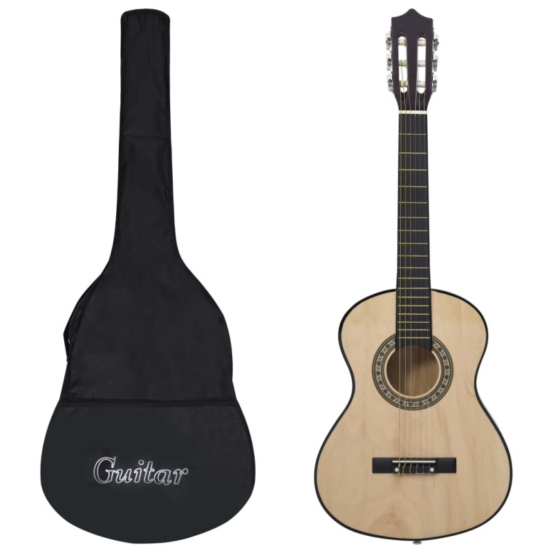 vidaXL Chitarra Classica Principianti e Bambini con Custodia 1/2 34"