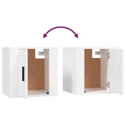   Set Mobili Porta TV 3 pz Bianco in Legno Ingegnerizzato