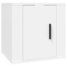   Mobili Porta TV a Parete 2 pz Bianco 40x34,5x40 cm