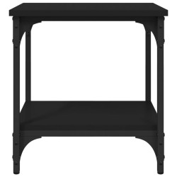   Tavolino Nero 40x30x42 cm in Legno Ingegnerizzato