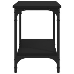   Tavolino Nero 40x30x42 cm in Legno Ingegnerizzato