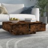   Tavolino da Salotto Rovere Fumo 90x60x31 cm Legno ingegnerizzato