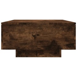   Tavolino da Salotto Rovere Fumo 90x60x31 cm Legno ingegnerizzato