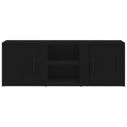 Mobile Porta TV Nero 100x31,5x35 cm in Legno Ingegnerizzato