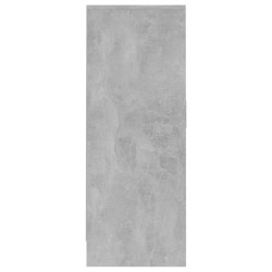 vidaXL Scarpiera Grigio Cemento 60x35x92 cm in Truciolato