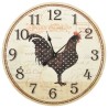 Orologio da Parete Design Gallo Multicolore 60 cm in MDF